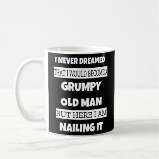 Grumpy Old Man Sarcastic Pappa Grandad Fars dag Kaffemugg