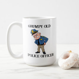 Grumpy Old Police Officer Kaffemugg
