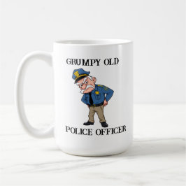 Grumpy Old Police Officer Kaffemugg