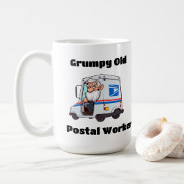 Grumpy Old Postal Worker Kaffemugg