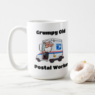 Grumpy Old Postal Worker Kaffemugg