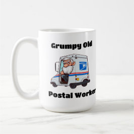 Grumpy Old Postal Worker Kaffemugg