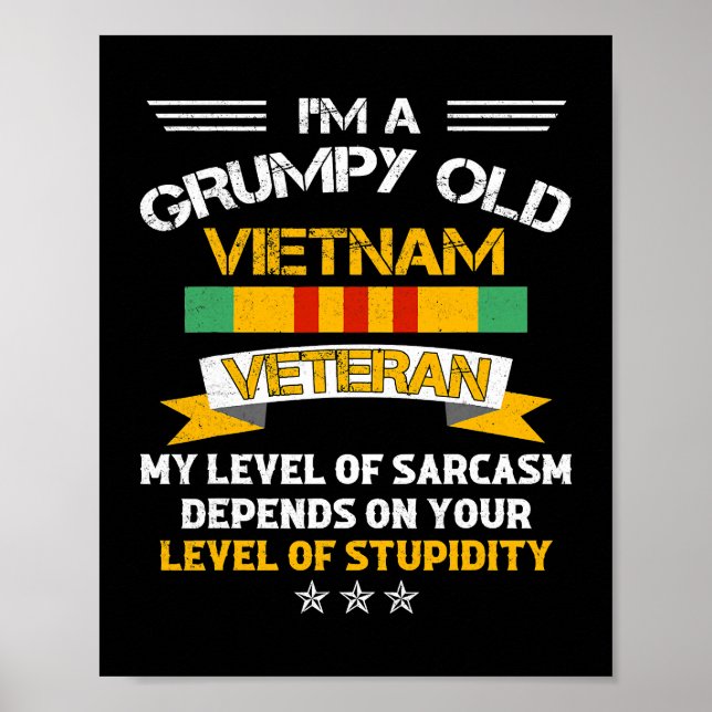 Grumpy Old Vietnam Veteran 211 Poster (Framsidan)