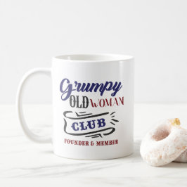 Grumpy Old Woman Club Rolig Kaffemugg