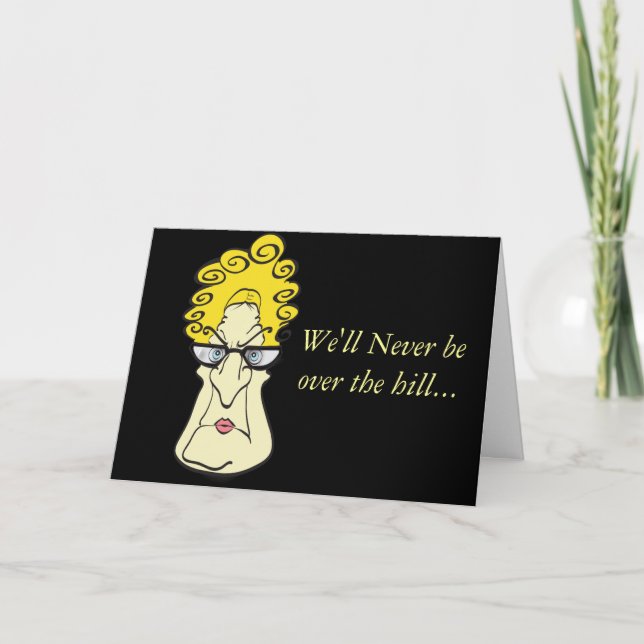 Grumpy Old Woman Kort (Framsida)