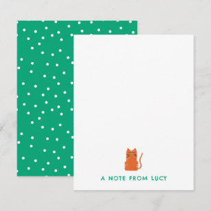 Grumpy Orange Cat Barnbokhandel Pappersvaror Anteckningskort