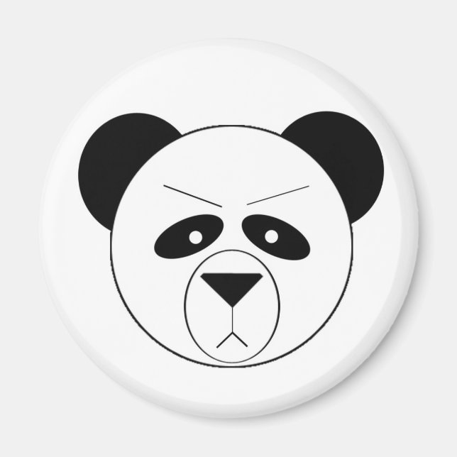 Grumpy Panda Magnet (Framsidan)