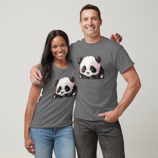 Grumpy Panda T Shirt (Unisex)