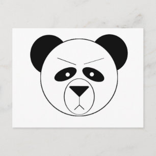 Grumpy Panda Vykort