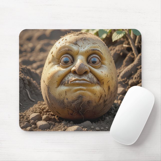Grumpy Potato Head in Dirt Musmatta (Med mus)