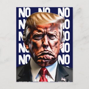 Grumpy Pouty Trump-vykort Vykort