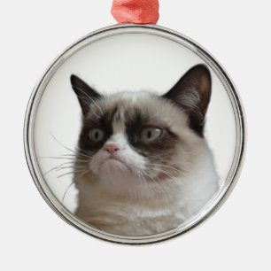 Grumpy prydnad för jul "för Grumpy ilsken blick" Julgransprydnad Metall