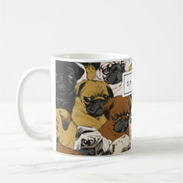 Grumpy Pug Hundar Personlig Kaffemugg