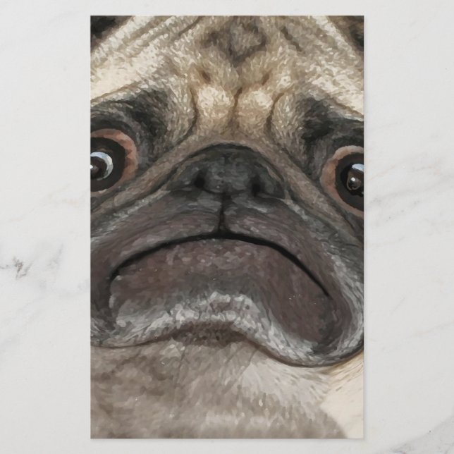 Grumpy Puggy-presenter Brevpapper (Framsida)