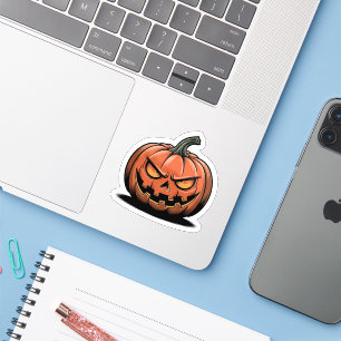 Grumpy Pumpa Klistermärke – Halloween Humör Klistermärken