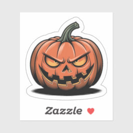 Grumpy Pumpkin Sticker – Halloween Mood Klistermärken