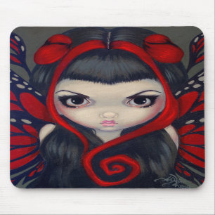 "Grumpy röda felika" Mousepad Musmatta