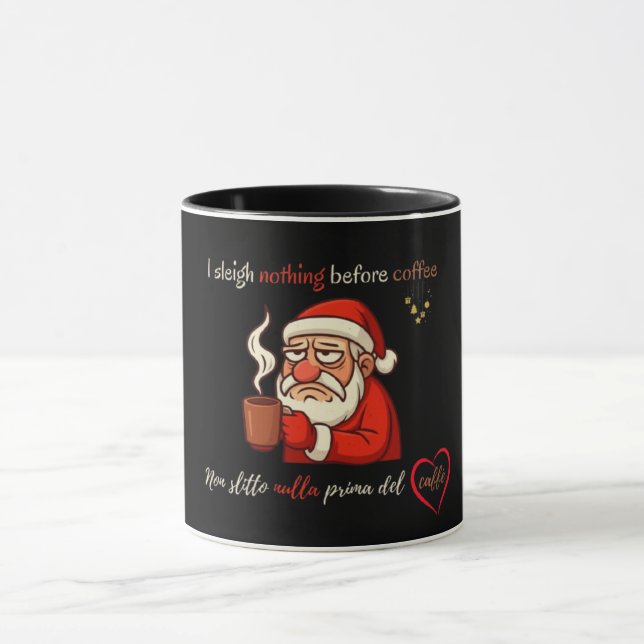 Grumpy Santa Caffè Humör Mugg (Center)