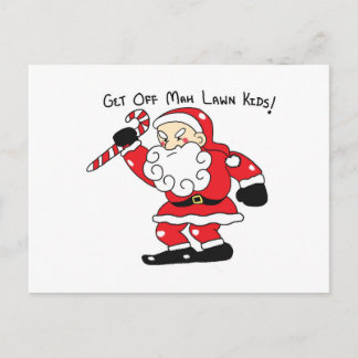 Grumpy Santa Helg Vykort