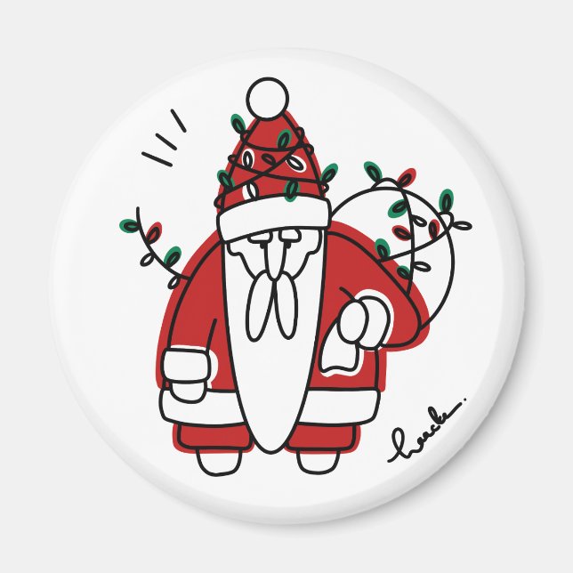 grumpy Santa Magnet (Framsidan)