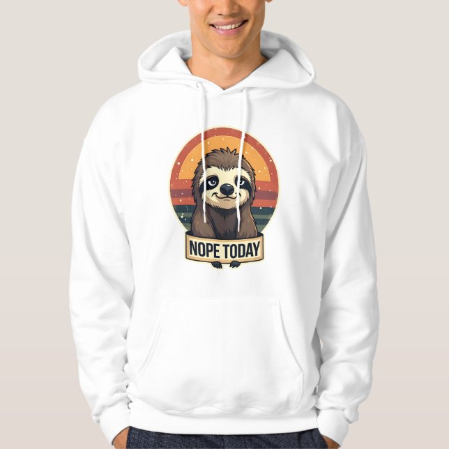 Grumpy Seng Gammal Rolig Retro T-Shirt Design Hoodie (Framsida)