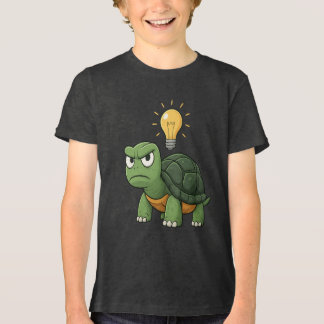 Grumpy Sköldpadda Barn Tecknad T-Shirt