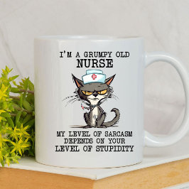 "Grumpy sköterska" Kaffemugg