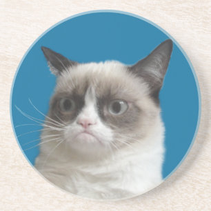Grumpy stirrandeunderlägg för Grumpy katt Underlägg Sandsten