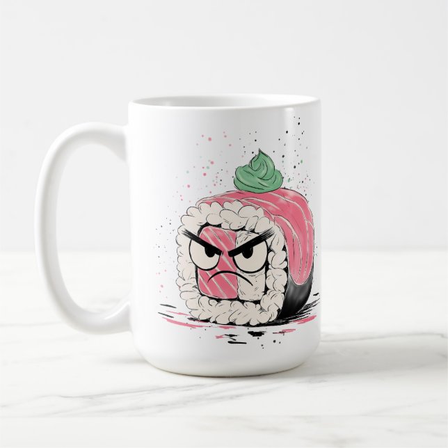 Grumpy Sushi Kaffemugg (Vänster)