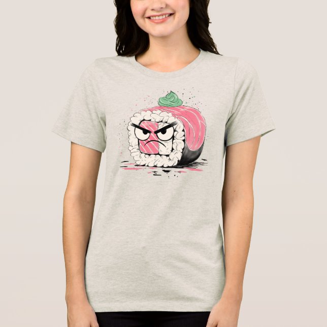 Grumpy Sushi T Shirt (Framsida)