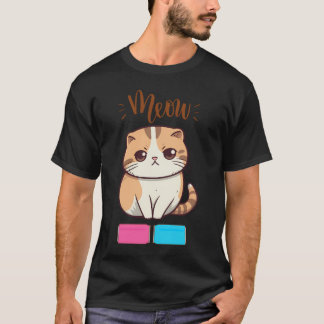 Grumpy Tater Tot Cat - Food Mood T Shirt