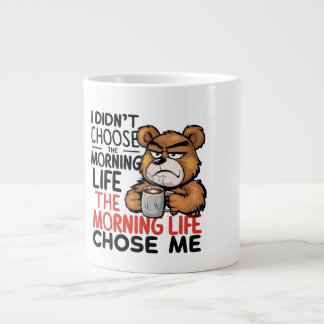 Grumpy Tecknad Bear Jumbo Mugg