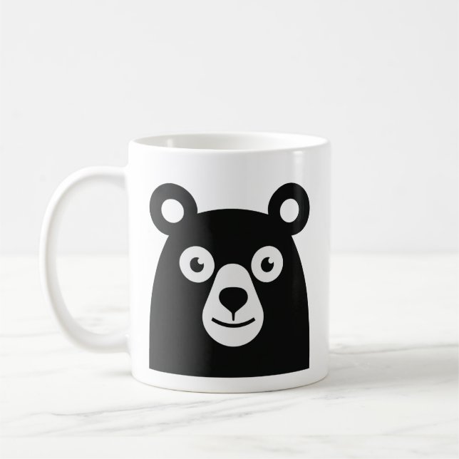 Grumpy tvättbjörn kaffemugg (Vänster)