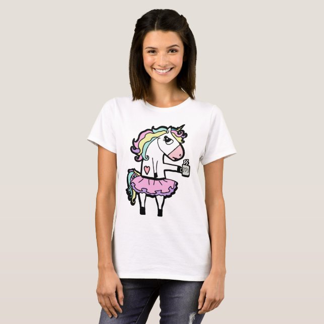 Grumpy Unicorn 2,0 T-shirt (Hel framsida)