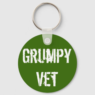 Grumpy Vets "Grumpy Vet" Keychain Nyckelring