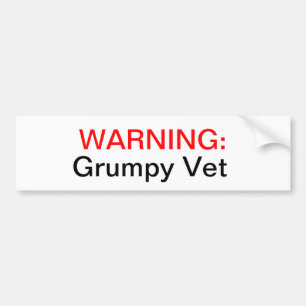 Grumpy Vetsbildekal Bildekal