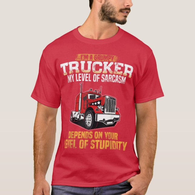 Grumpyrucker vintage t shirt (Framsida)