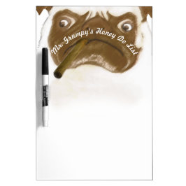 Grumpys honung Do List Puggy Cigar Skrivtavla