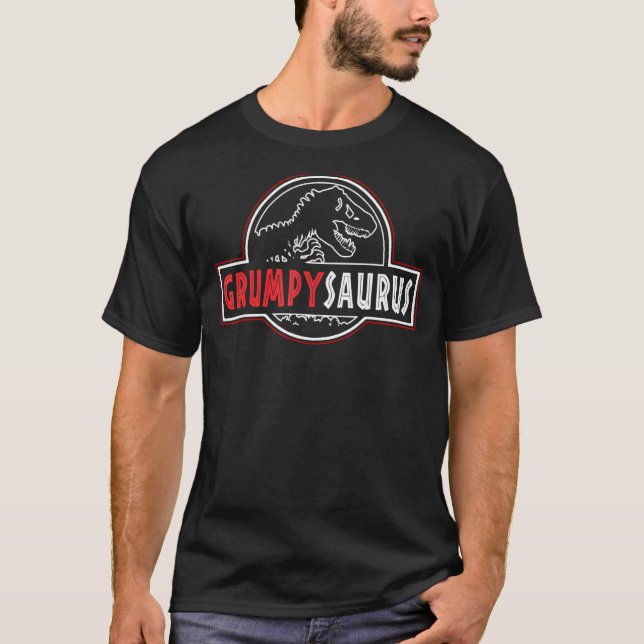 Grumpysaurus Rex Dinosaur Grumpy Saurus Family Mat T Shirt (Framsida)