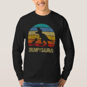 GrumpySaurus T Rex Dinosaur Grumpy Saurus Family M Shirt