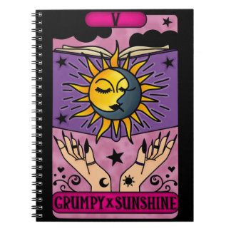 GrumpyXSunshine Tarot-anteckningsbok Anteckningsbok