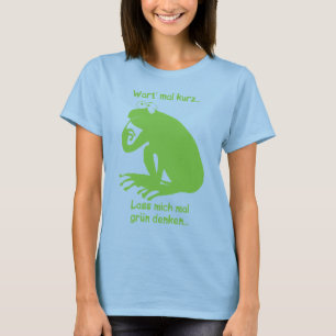 Grün Denken T Shirt