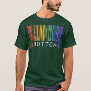 Grund Gay pride Barcode HBT TQ Månad Aestheti T Shirt