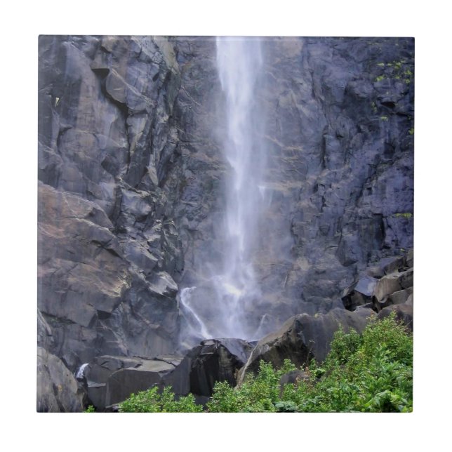 Grund i Bridalveil Falls, Yosemite, CA Kakelplatta (Framsidan)
