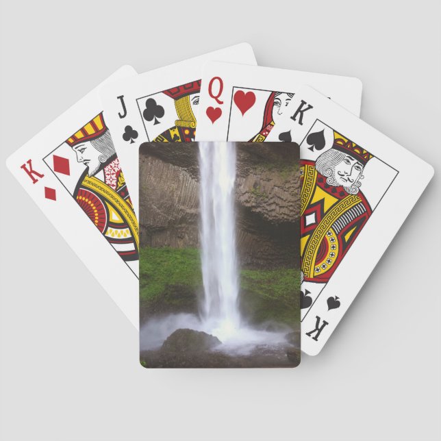 Grund i Latourell Falls, ELLER Casinokort (Baksidan)