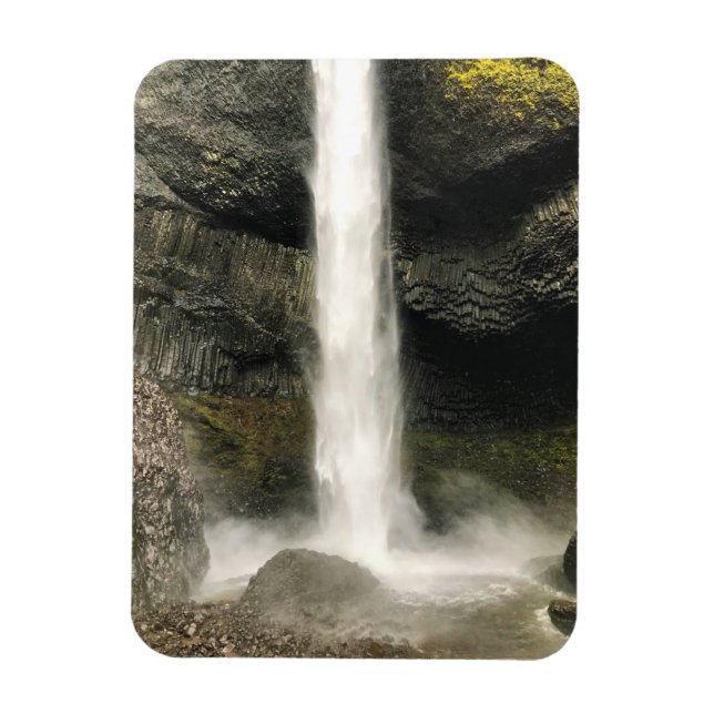 Grund i Latourell Falls, Oregon Magnet (Vertikal)
