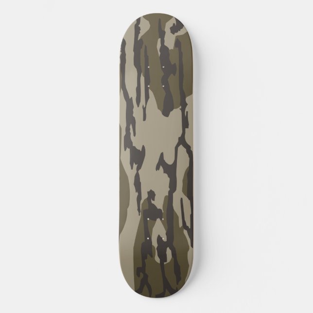 Grund Land Camo Bottomland Camouflage Mini Skateboard Bräda 18,5 Cm (Framsida)