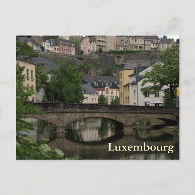 Grund, Luxemburg Vykort (Framsida)
