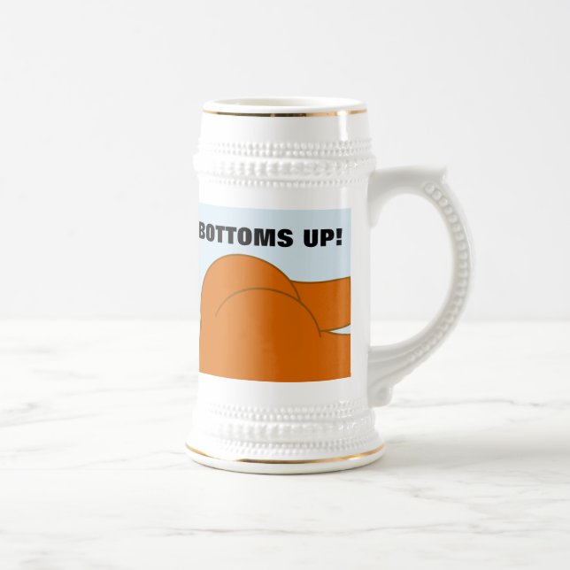 GRUND UP BARE BUTT FUNNTION BEER STEIN SEJDEL (Höger)