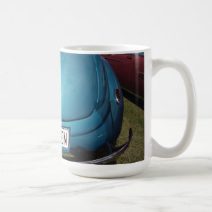 Grund Up BLUE Kruzen, klassisk bil i hela Kaffemugg